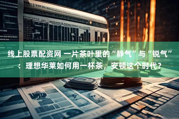 线上股票配资网 一片茶叶里的“静气”与“锐气”：理想华莱如何用一杯茶，安顿这个时代？